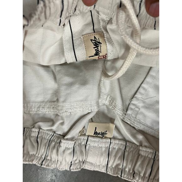STÜSSY - Brushed Beach Pants / L / Off-white - Picture 8 of 10